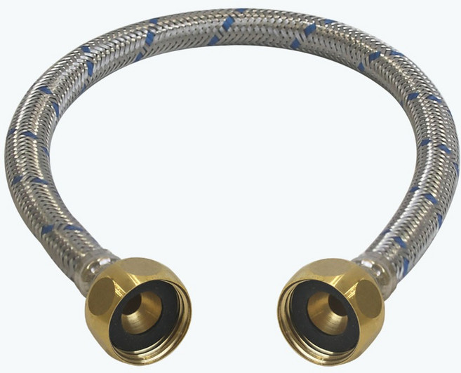 황동 세면대 고압호스 40cm 국산 조절대 연결 연장 호수 부속품, 황동 세면대 고압호스 40