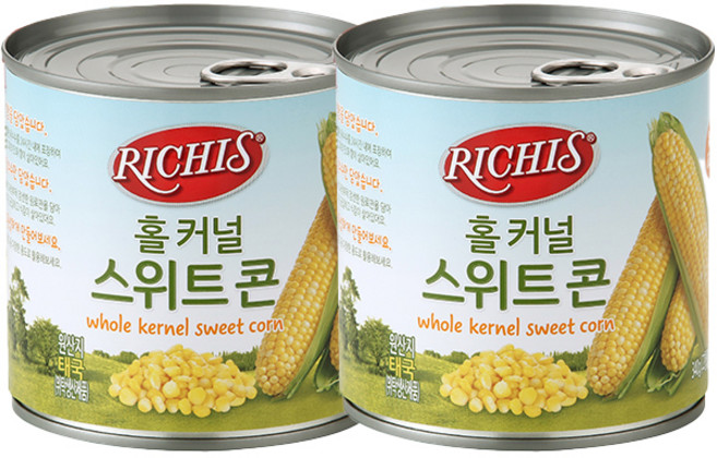리치스 홀 커널 스위트 콘, 340g, 2개