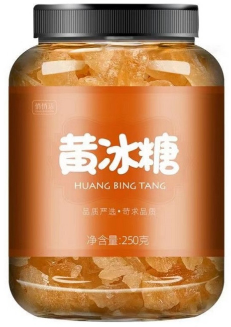 황빙탕 황얼음사탕 사탕수수, 4개, 250g