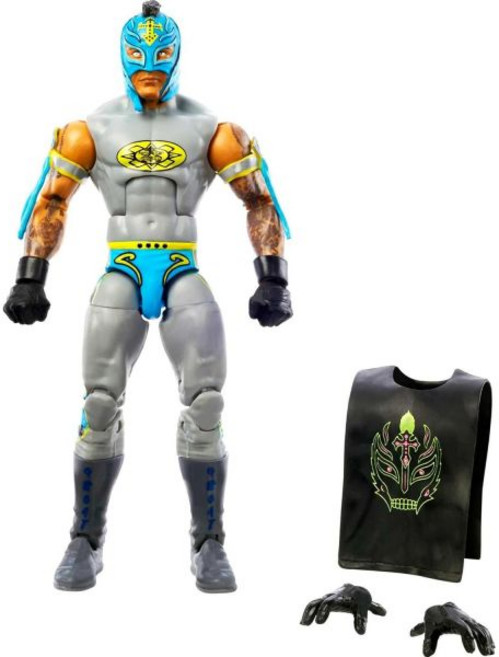 액션피규어 인형 생일선물 생일 선물 마텔 WWE 엘리트 컬렉션 액션 피규어 및 액세서리 세트 관절 교체 부품이 포함된 레이 미스테리오 6인치 수집품 선정, 마텔 WWE 엘리트 컬렉션 액션 피규어 및 액세서리 세