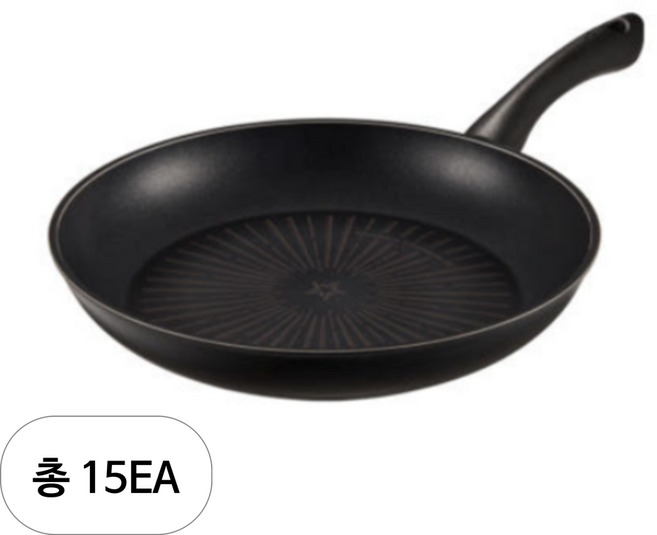 해피콜 인덕션 티타늄 IH 후라이팬, 20cm, 15개