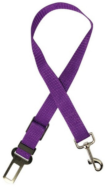 강아지 자동차 안전 벨트 스트랩 조절 가능한 애완 동물 고양이 개 좌석 벨트 애완 동물 좌석 차량 개 하네스 리드 클립 안전 레버 견인 개 목걸이 개 accessoires, 1개