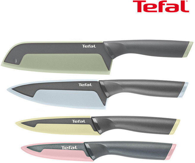 테팔 슬라이시 칼 4종(과도9+과도12+식도15+산도쿠식도16.5)
