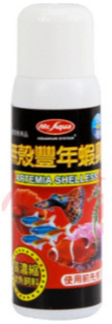 MR.AQUA 高濃縮無殼豐年蝦卵 - 淡海水適用液態魚飼料, 1入, 70ml