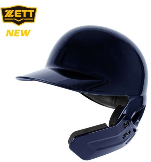 제트 야구 헬멧 우타 마우스가드 편귀 보호 유소년 청소년 성인 야구대장 프로야구 야구용품 검투사 선수용 네이비, 1개, 곤색