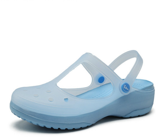 여성 젤리 스트랩 샌들 말랑이 여름 실내화 샤워화 캐주얼 슬리퍼 물놀이 슬립방지