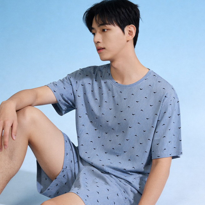 냉감잠옷 쿨 여름 커플잠옷 세트 냉장고 파자마 홈웨어