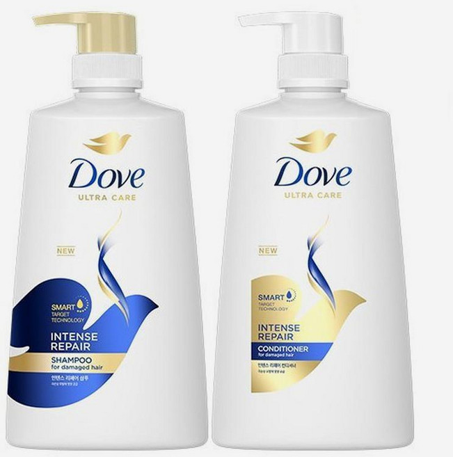 도브 인텐스 리페어 샴푸x2+컨디셔너 1개