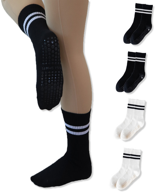 필라테스 요가 양말 삭스 롱삭스 헬스 4켤레 세트