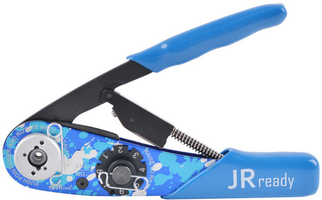 JRready NEW-AS2 와이어 크림프 도구 터미널 압착기 수공구(AFM8 M22520/2-01 상당) 20-32 AWG (0.52-0.032mm2) 초소형 및 초소형 커넥터용, 1개