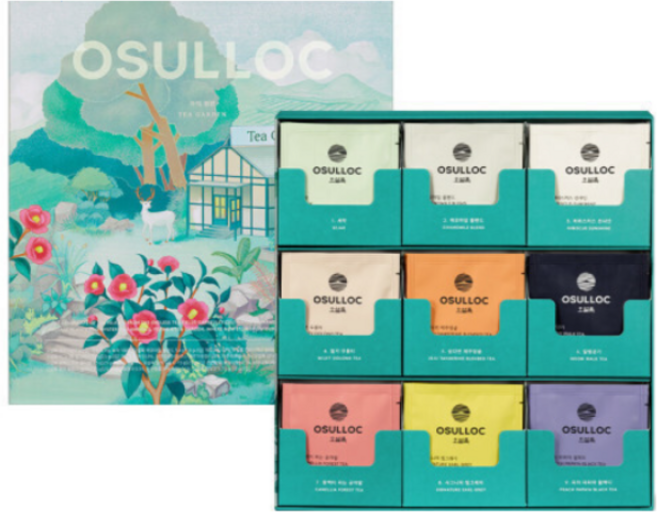 오설록 차의 정원 9종x3입 (총27입) 선물세트 / 피라미드 티백, 없음, 1개