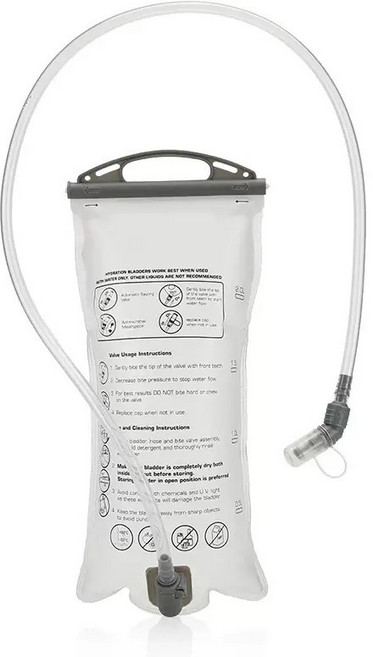 METOUR 戶外運動飲水袋 1.5L/2L/3L 容量 登山跑步騎行適用 安全無味, 白色,3L（3公升）, 1個, 3L（3公升）