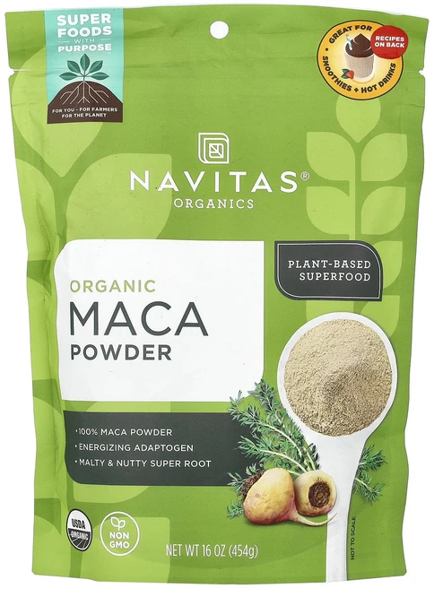 Navitas Organics 유기농 마카 분말 454g(16oz), NavitasOrganics유기농마카분말454g16oz, 454g, 1개 - 쿠팡