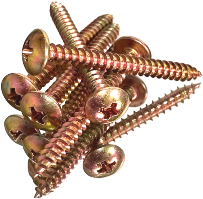 철 1종 태핑 나사 트러스 우산 둥근 머리 M4, 500개