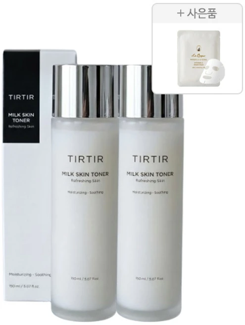 티르티르 밀크스킨토너+비타민C 마스크팩 증정, 2개, 150ml - 쿠팡
