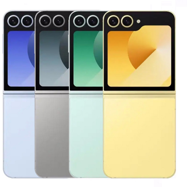 삼성 갤럭시 Z플립6 자급제 (미개통) 전시폰 새상품 2년AS 256GB, 내일도착_옐로우 / 새상품급