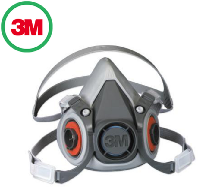 쓰리엠 방독마스크 반면형, 1개, 혼합색상