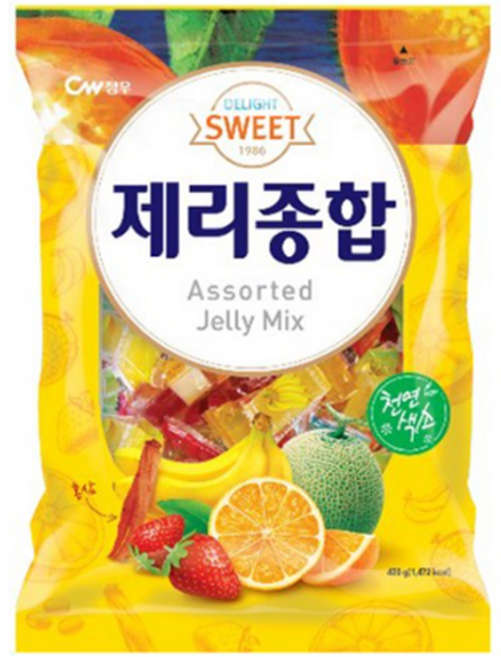 청우식품 제리종합 젤리, 420g, 6개