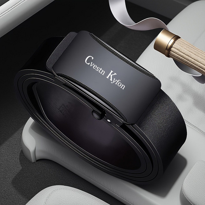 2026 레이저 새겨진 버클 머리를 가진 새로운 자동적인 버클 벨트 비즈니스 캐주얼 설정을위한 완벽한 남자친구 또는 아버지를 위한 선물 일상적인 사용에 적합한 세련된 골프