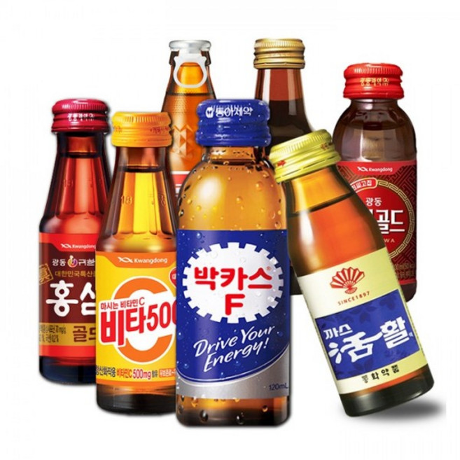 사무실 음료 세트 박카스 까스활 비타500 생강쌍화 10병 피로회복 기능성 드링크 회사용 탕비실 교무실 학교 비치 추천, 광동 진홍삼 골드 100mlx10병, 100ml, 광동 진홍삼 골드 100mlx10병
