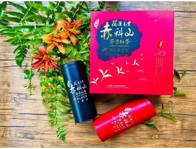 花蓮玉里赤科山 蜜香紅茶 禮盒, 1個