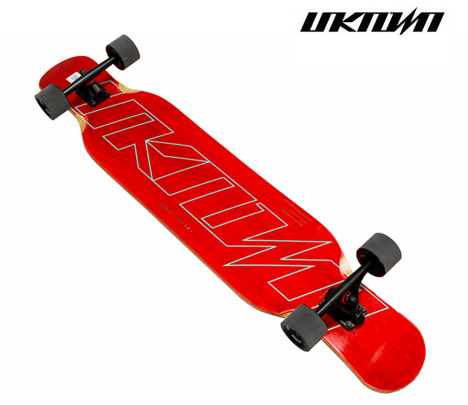 언노운 46인치 리미티드 레드 댄싱 롱 스케이트 보드, Free, 1개