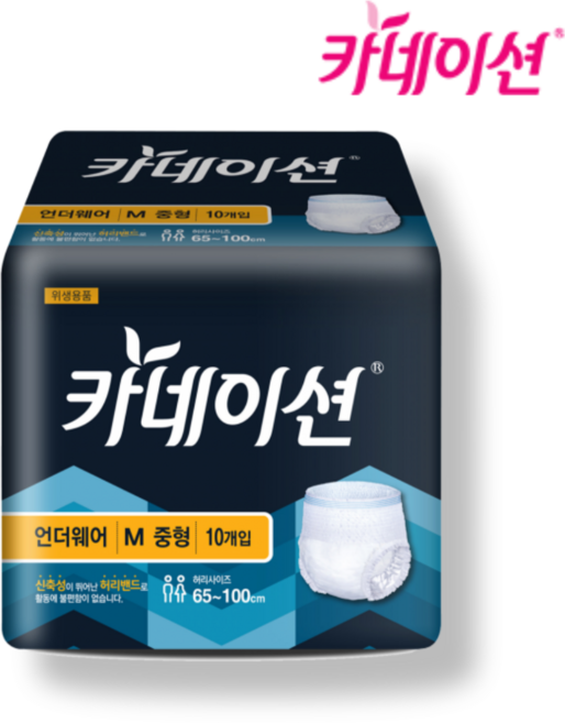 카네이션 팬티기저귀 중형M (언더웨어)10개입 요실금팬티, 중형, 10개입, 5개