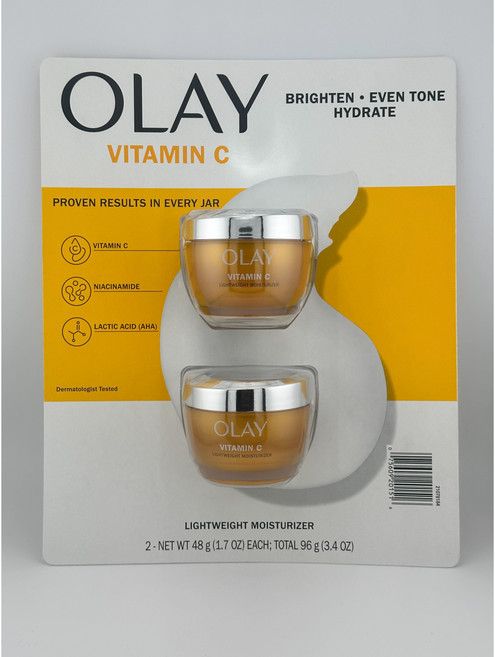 OLAY 歐蕾 Regenerist維生素C+胜肽24保濕霜, 48.19g, 2罐