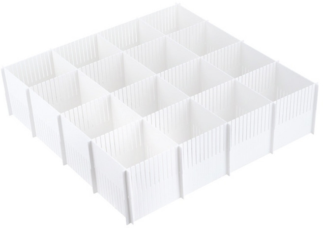 抽屜分隔板 抽屜收納 分類隔板 整理抽屜分類隔版 內衣收納分隔板 衣櫃隔板, 抽屜隔板 矮款 X1片 (38*7CM), 1個