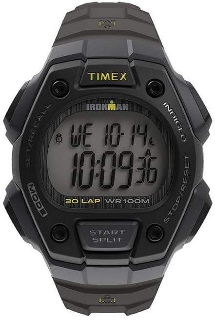Timex 남성용 아이언맨 트라이애슬론 클래식 30 41mm 시계 그레이/디지털/그레이 디지털 다이얼