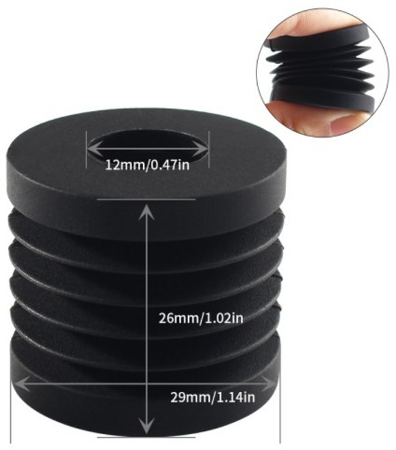 Bambu P1P P1S 방진 피트 패드 미끄럼 충격 고무 발 X1 X1C 3D 프린터, 01 4pcs, [01] Feet Pad