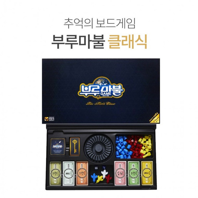 66000 씨앗사 부루마불(클래식) 고급형 추억의 보드게임 인생게임, 1개