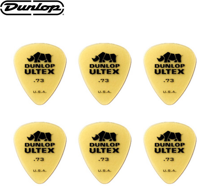 [DUNLOP] 던롭피크 울텍스 스탠다드 0.73mm 6개 셋트/Ultex Standard 421R 0.73 6개