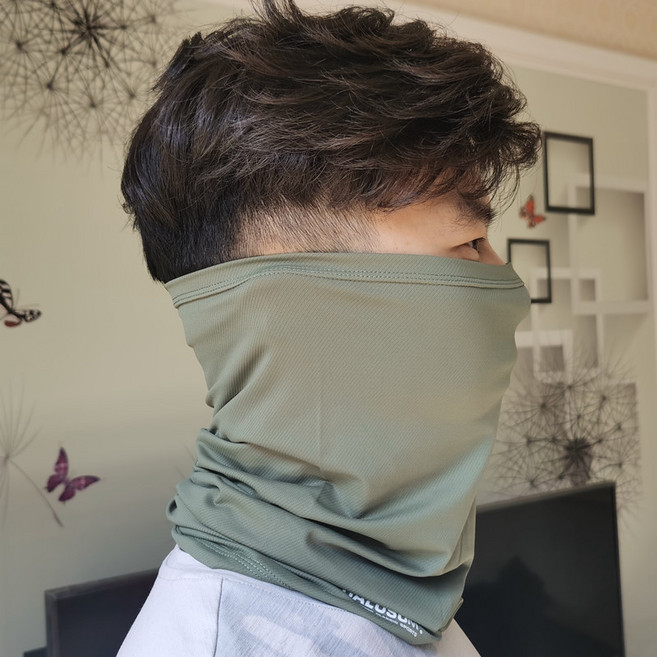 여름 아웃도어 스 트윌 스트라이프 매직 스카프 워머 커버 통기성 라이딩 마스크