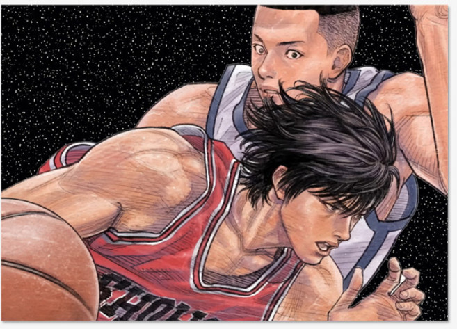 더퍼스트 슬램덩크 펠트 패브릭포스터, FP슬램A_02_돌파, A1