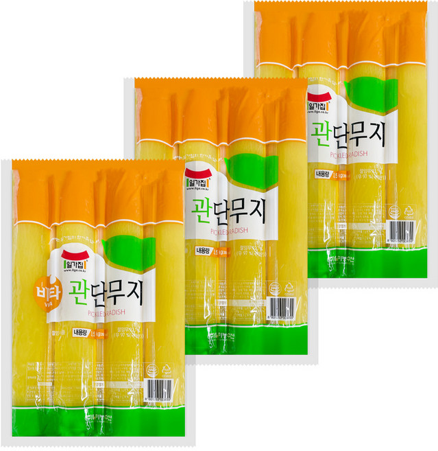 일가집 비타 관단무지, 3개, 3.5kg