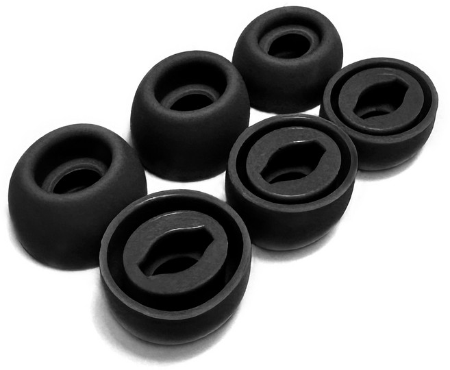 더조은셀러 갤럭시버즈 프로 호환 이어팁 실리콘 스윗팁, 블랙, 갤럭시 버즈 프로