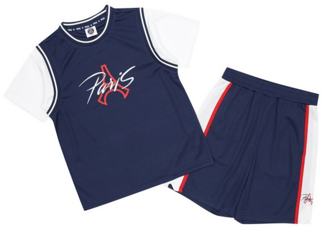 [에스핏] 주니어 아동 50% 세일!!! PSG (파리생제르망) 베스킷볼 4부 세트 SJZ304MKTR80