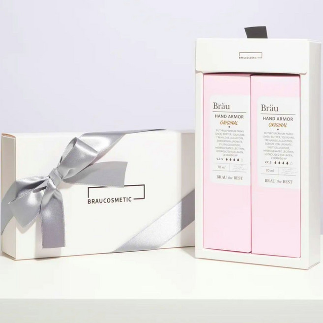 브로이코스메틱 핸드아머 오리지널 꽃향 핸드크림 선물세트 블랙, 1세트