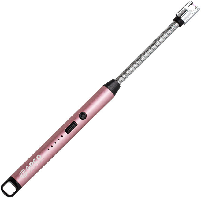 지피코 KC 인증 플라즈마 전기 캔들 라이터 2세대 USB C 타입 충전식 캔들 점화기, 1개, 로즈골드