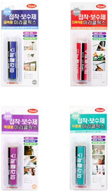 미라클픽스 접착 보수제 메꾸미 금속 파이프 목재, 미라클픽스-목재용, 1개