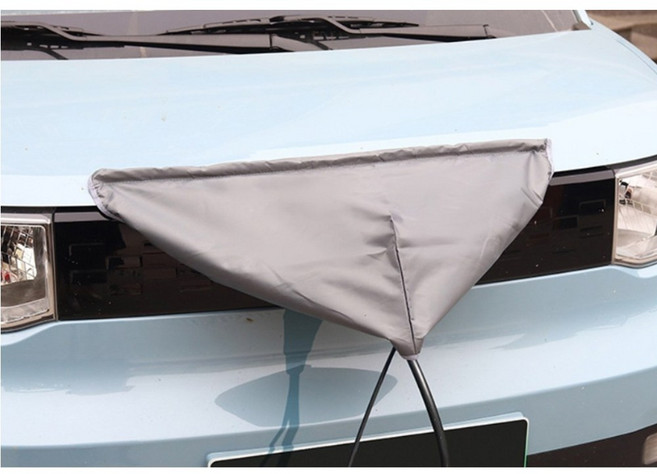 킹콩 전기차 충전 방수커버 레인커버 방수 덮개, 1개, 공용, 실버