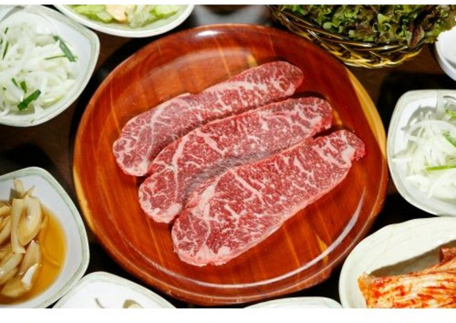 [안동청년]1등급 한우 채끝 200g 400g 국내산 구이용, 1등급 한우 채끝 400g, 1개