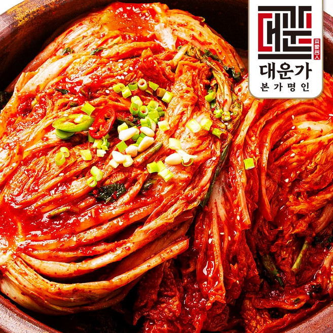 대운가 본가명인 100% 국산 배추김치 포기김치, 4kg, 1개