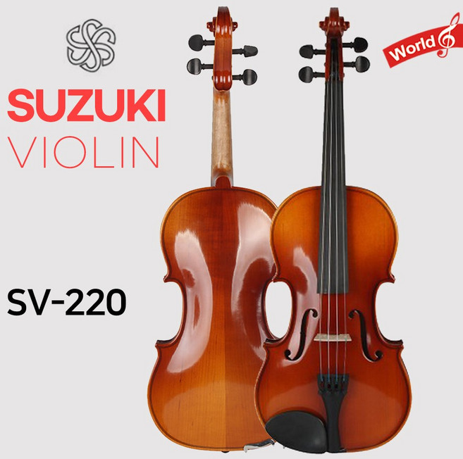 스즈키 바이올린 SV-220 입문용 연습용 4/4 Suzuki 스즈끼 일본공방, 1개