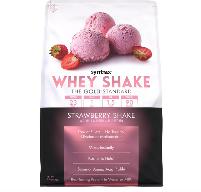신트랙스 웨이 프로틴 쉐이크 딸기맛 71서빙, 2.27kg, 1개