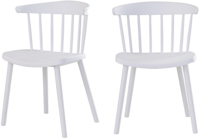 [리비니아] 앤나 인테리어 카페의자 플라스틱의자 디자인의자 식탁의자 식당의자 1+1개/4colros, 2개, 화이트