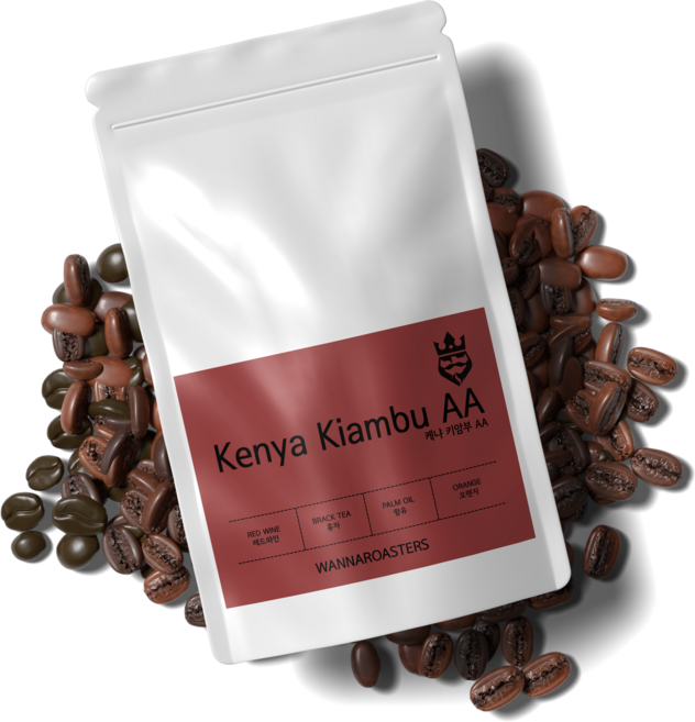 케냐 키암부 AA (당일로스팅) 워나로스터즈, 1개, 1kg, 홀빈(분쇄안함)