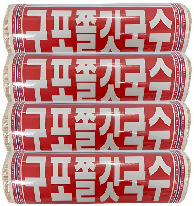 용식품용면가 구포쫄깃국수 구포국수 소면, 1kg, 4개