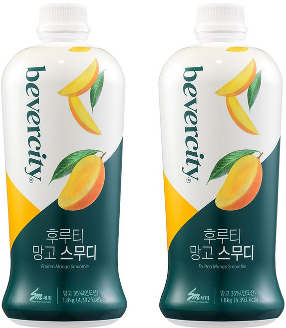 세미 망고 스무디 후루티 1.8kg, 2개